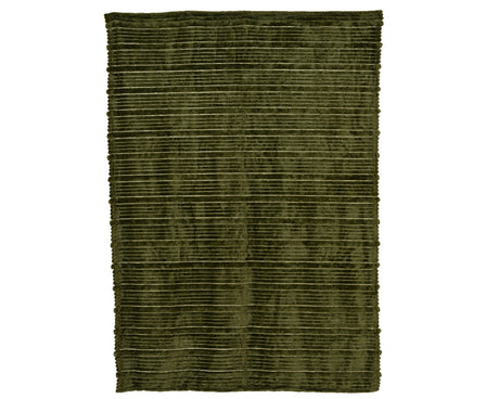 Decoris 170cm Irregular Stripe Throw - Green