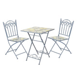 Decoris Lemon Sorrento Mosaic Bistro Chair - Old Railway Line Garden Centre