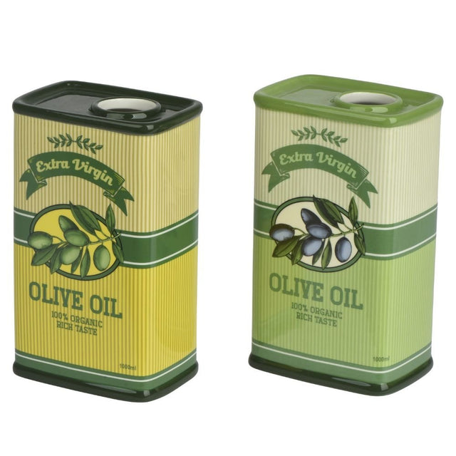 Decoris Olive Oil Dolomite Vase (Choice of 2) - Old Railway Line Garden Centre
