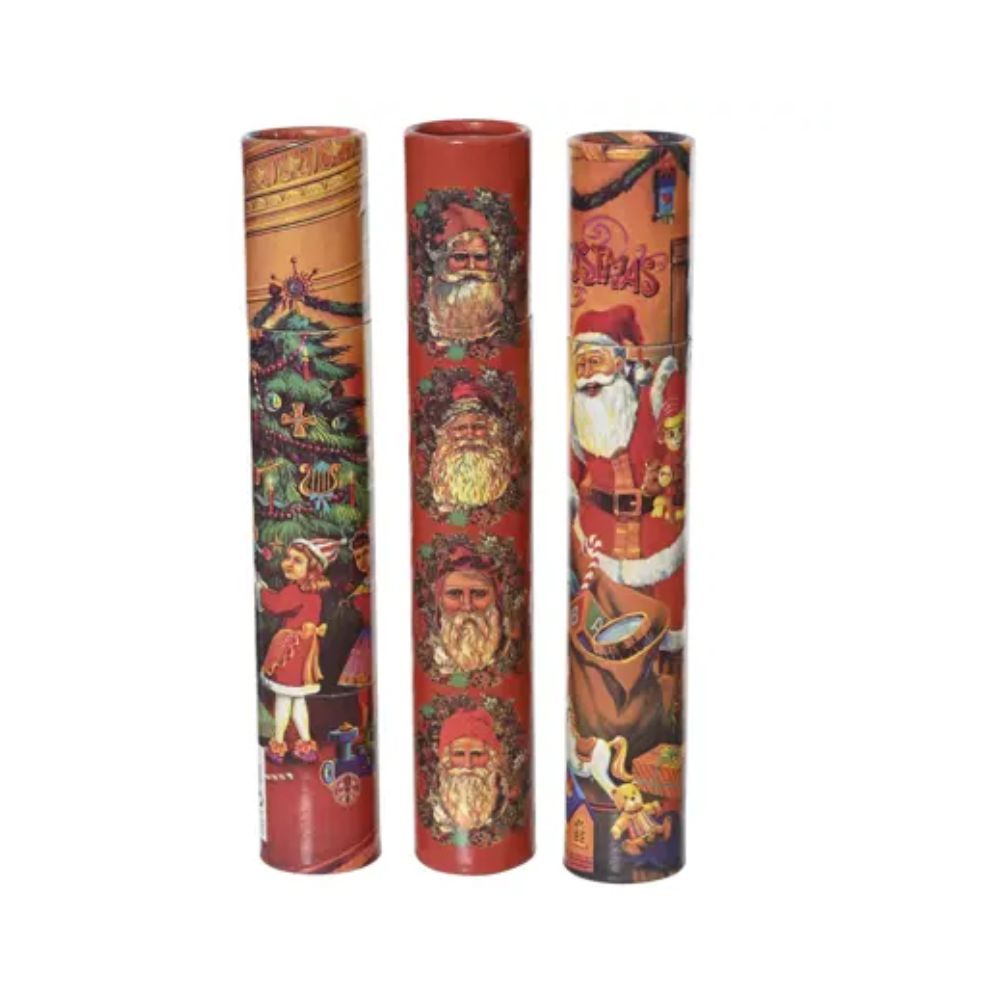 Decoris Pack of 60 Large Matches in Christmas Tube (Choice of 3)