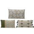 Decoris Polyester Leaf Pattern Rectangle Cushion (Choice of 3) - Old Railway Line Garden Centre