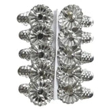 Decoris 10 Silver Christmas Tree Candle Holder Clips
