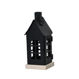Decoris Small Black Iron House Lantern