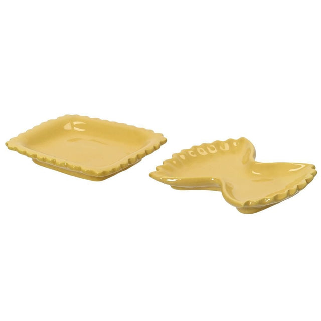 Decoris Small Dolomite Pasta Glaze Plate (Choice of 2) - Old Railway Line Garden Centre