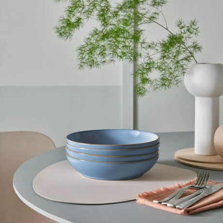 Denby 22cm Stoneware Pasta Bowl - Sky Blue