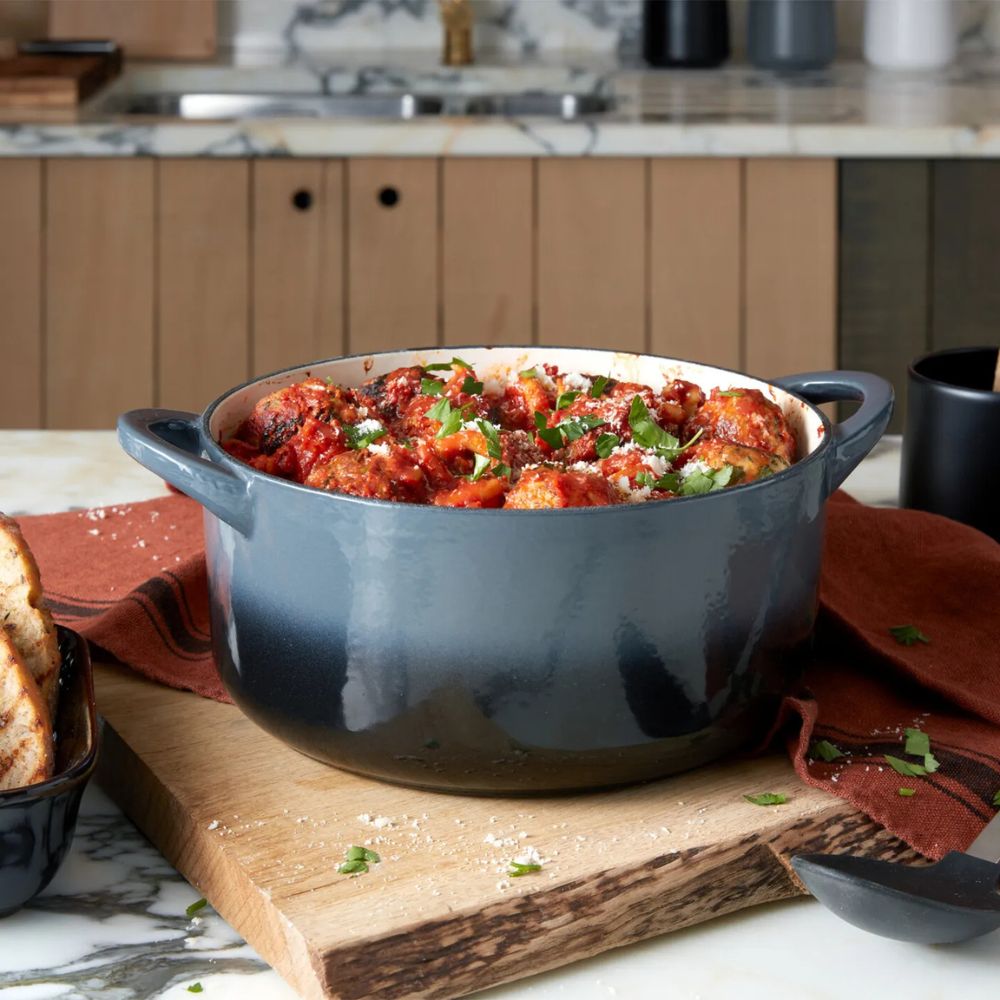 Denby 26cm Halo Cast Iron Round Casserole Pot