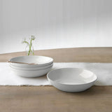 Denby Stoneware Pasta Bowls - Cotton White