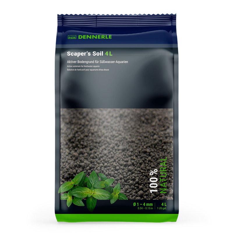 Dennerle 4L Scaper's Soil (1-4mm) - Black