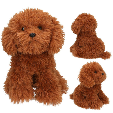 Depesche 30cm Brown Toy Poodle Plush - Old Railway Line Garden Centre