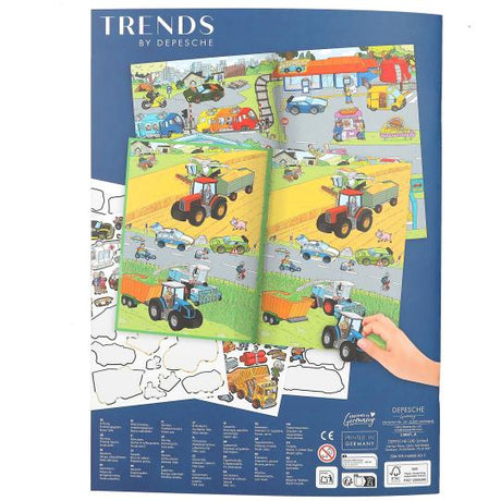 Depesche Create Your Action World Sticker Book