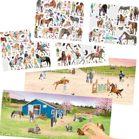Depesche Create Your Happy Horses Colouring Book
