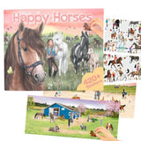 Depesche Create Your Happy Horses Colouring Book