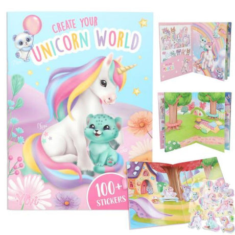 Depesche Create Your Unicorn World Sticker Book - Old Railway Line Garden Centre
