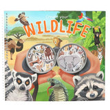 Depesche Create Your Wild Life With Flock Sticker Book