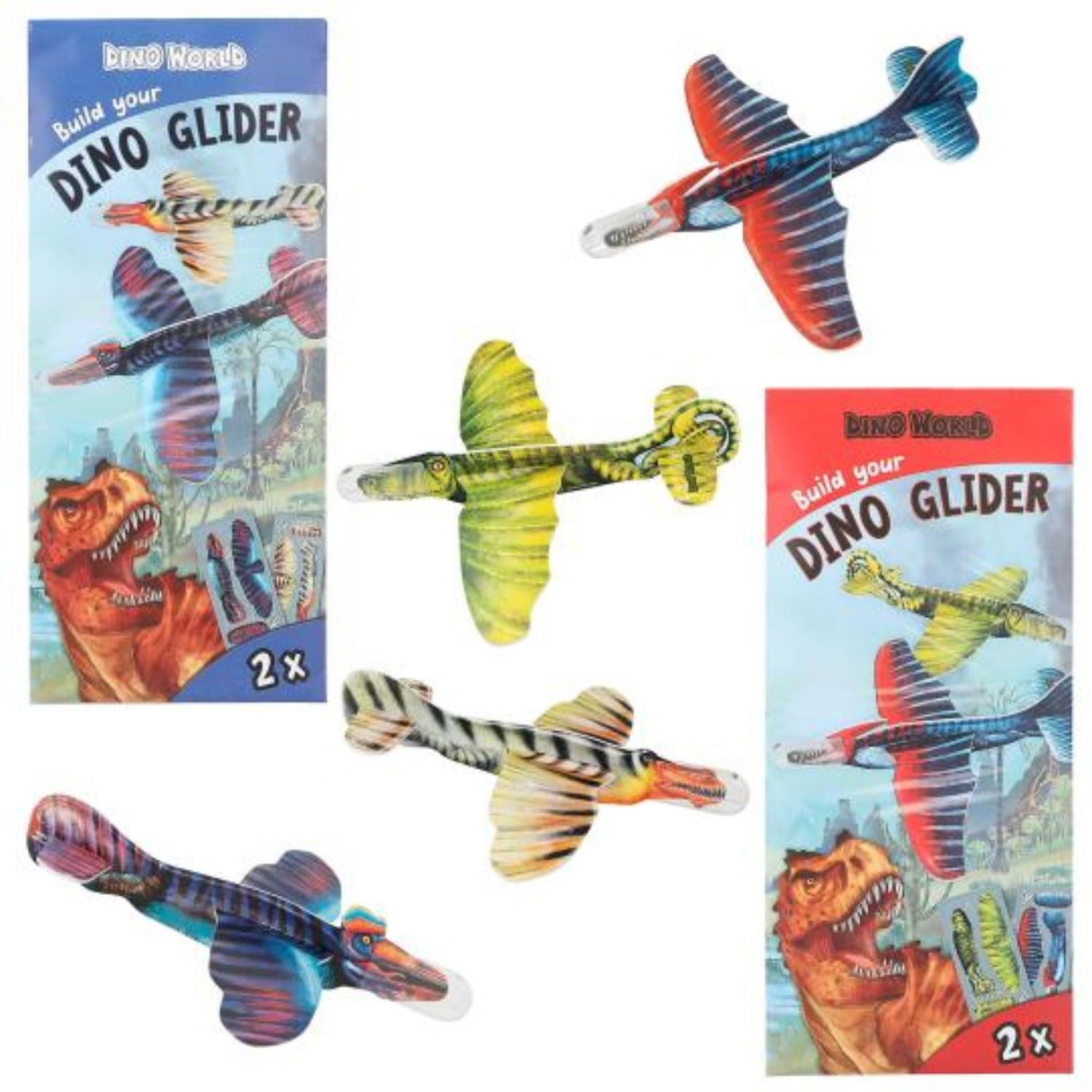 Depesche Dino World Build Your Own Dino Glider (Choice of 6) - Old Railway Line Garden Centre