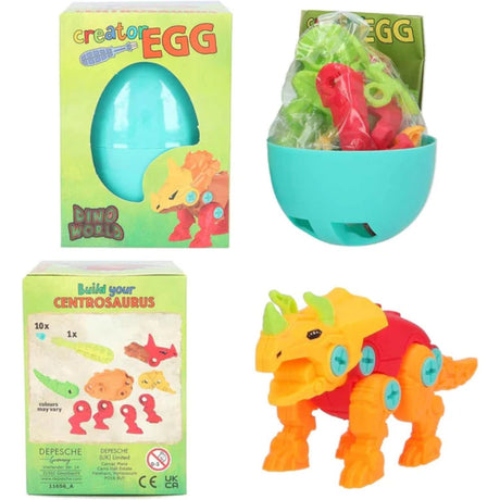 Depesche Dino World Construction Egg (Choice of 4) - Old Railway Line Garden Centre