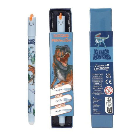 Depesche Dino World Erasable Gel Pen - (Choice of 2)