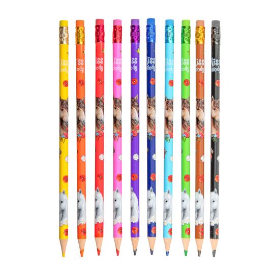 Depesche Miss Melody Erasable Colouring Pencils Set