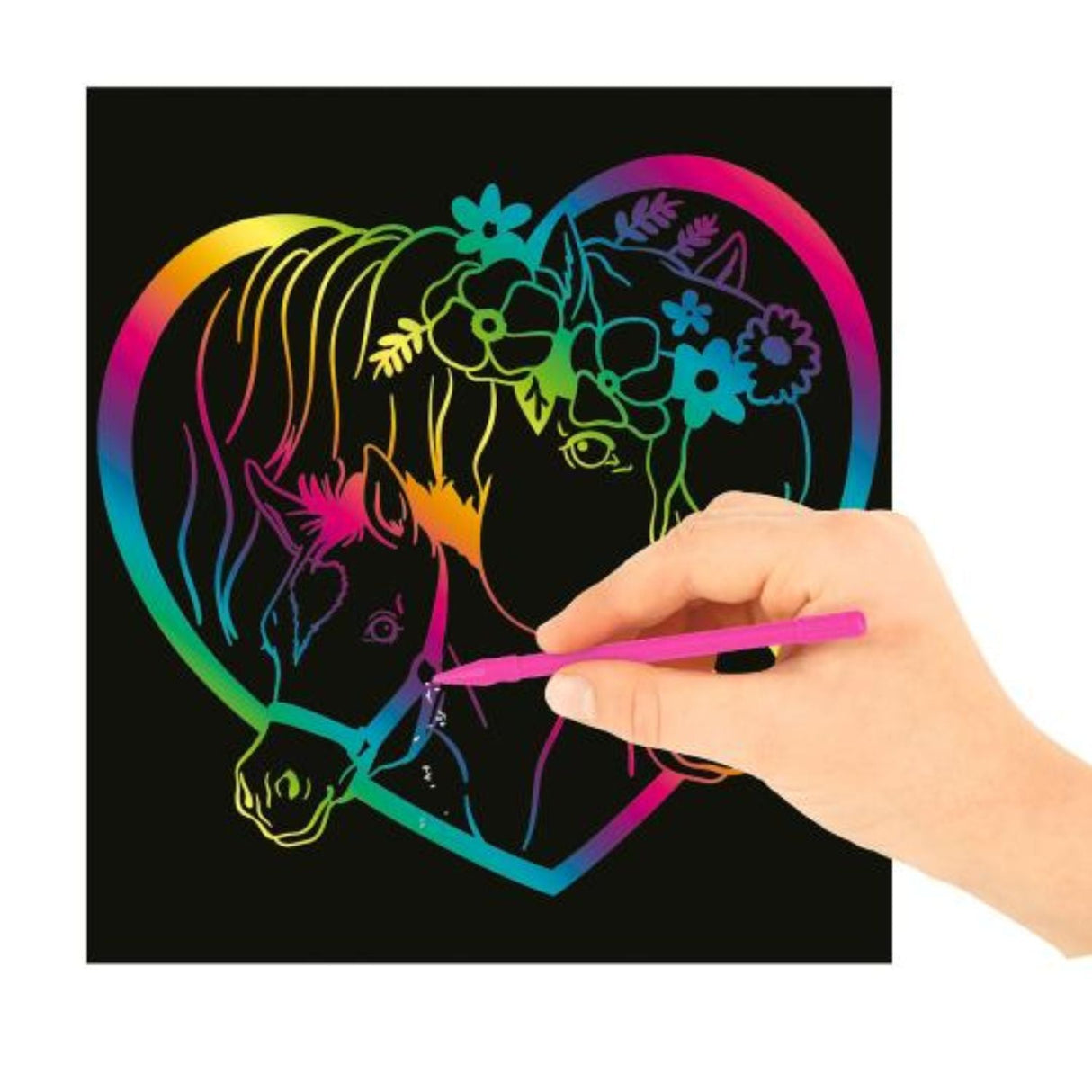 Depesche Miss Melody Mini Magic Scratch Book - Old Railway Line Garden Centre