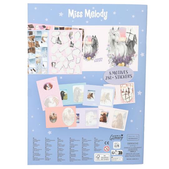 Depesche Miss Melody Number Sticker Book
