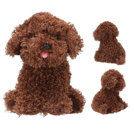 Depesche TopModel 16cm Brown Poodle Plush - Old Railway Line Garden Centre