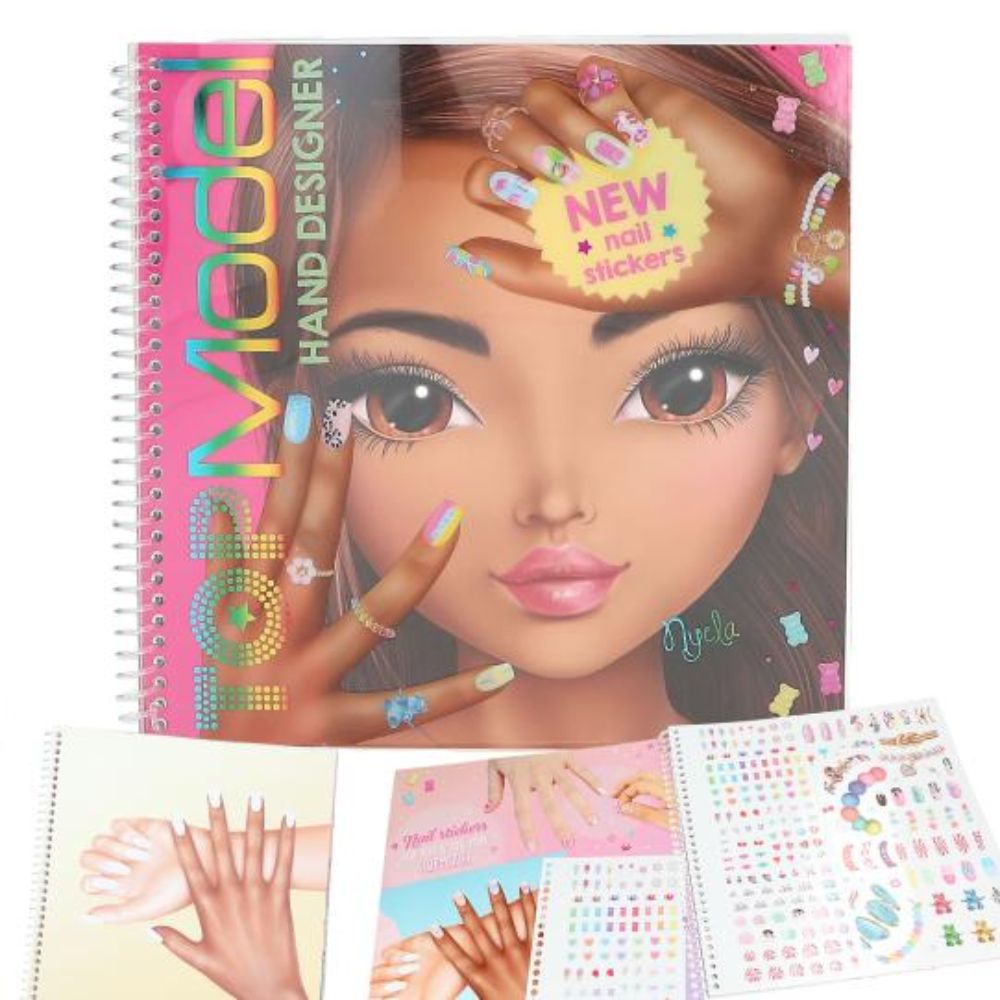 Depesche TopModel Create Your Hand Design Colouring Book