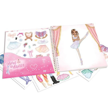 Depesche TopModel Dress Me Up Ballet Stickerbook