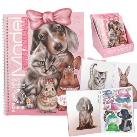 Depesche TopModel Dress Me Up Cute Animals Sticker Book - Old Railway Line Garden Centre