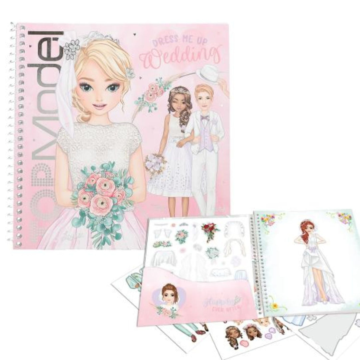 Depesche TopModel Dress Me Up Wedding Stickerbook - Old Railway Line Garden Centre