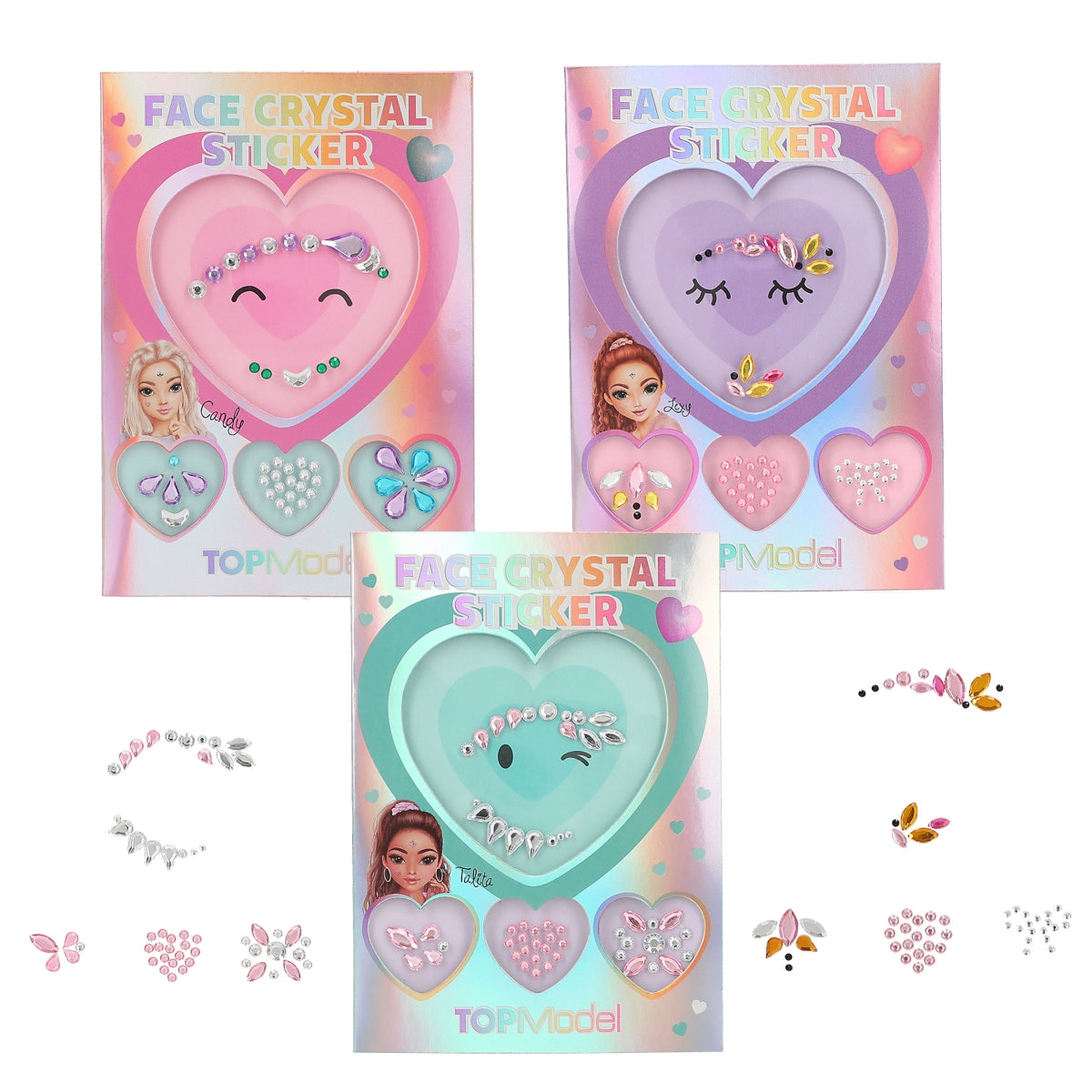 Depesche TOPModel Face Crystal Stickers - (Choice of 3)