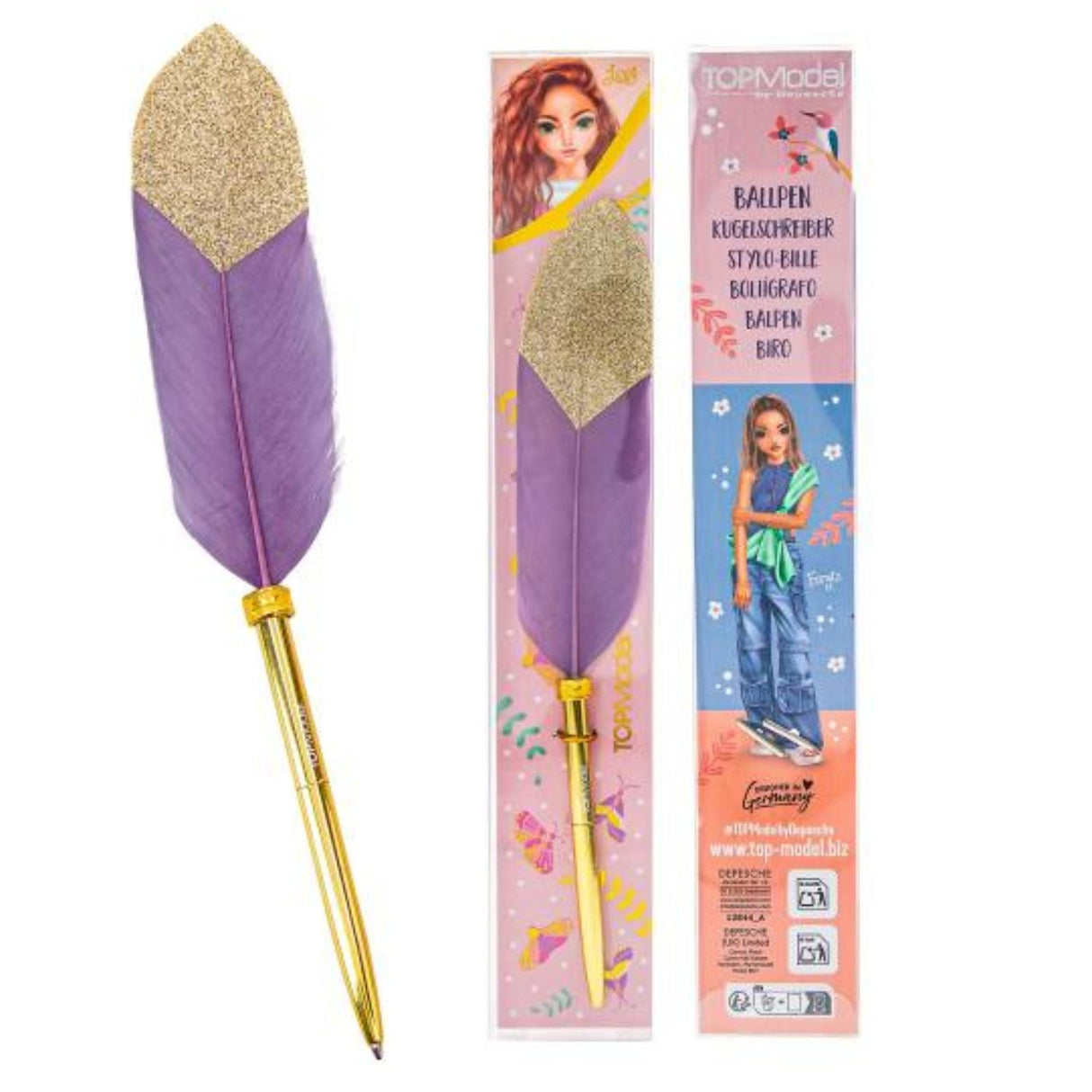 Depesche TopModel Feather Ballpen (Choice of 3) - Old Railway Line Garden Centre