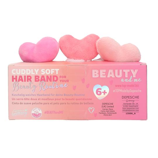 Depesche TOPModel Head Band with Plush Hearts