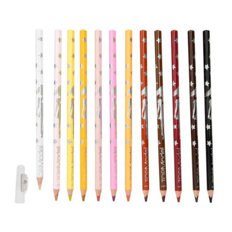 Depesche TopModel Skin & Hair Colouring Pencil Set - Old Railway Line Garden Centre