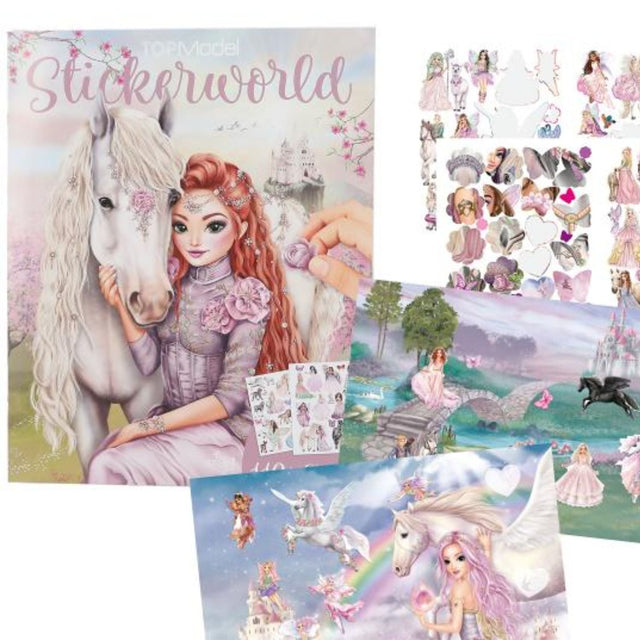 Depesche TopModel Viva Violet Stickerbook - Old Railway Line Garden Centre