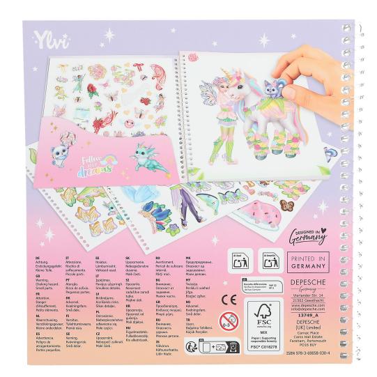 Depesche Ylvi Dress Me Up Sticker Book