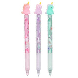 Depesche Ylvi Erasable Gel Pen With Unicorn Topper - (Choice of 3)
