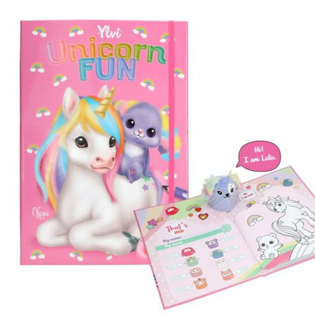 Depesche Ylvi Unicorn Fun Colouring Book - Old Railway Line Garden Centre