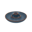 Dexam 15cm Sintra Glazed Terracotta Olive Dish - Ink Blue - Old Railway Line Garden Centre