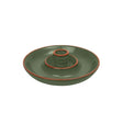 Dexam 15cm Sintra Glazed Terracotta Olive Dish - Olive Green - Old Railway Line Garden Centre