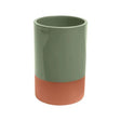Dexam 18cm Sintra Glazed Terracotta Wine Cooler - Olive Green - Old Railway Line Garden Centre