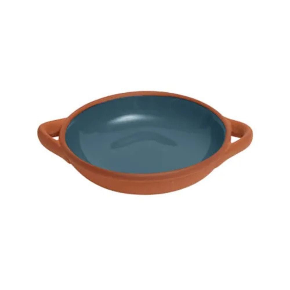 Dexam 18cm Sintra Small Glazed Terracotta Tapas Dish - Ink Blue - Old Railway Line Garden Centre