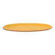 Dexam 48cm Sintra Glazed Terracotta Oval Serving Platter - Ochre - Old Railway Line Garden Centre