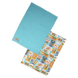 Dexam 70cm Sardines Set of 2 Tea Towels - Blue - Old Railway Line Garden Centre