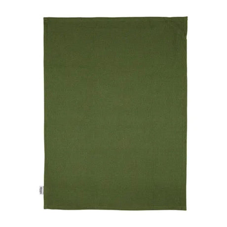 Dexam 90cm Recycled Cotton Striped Double Oven Gloves - Green - Old Railway Line Garden Centre