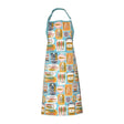 Dexam 90cm Sardines Adult Apron - Blue - Old Railway Line Garden Centre