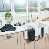 Dexam 90cm Love Colour Double Oven Glove - Ink Blue