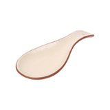 Dexam 22cm Porto Terracotta Ribbed Spoon Rest - Stone