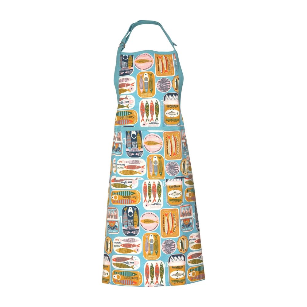 Dexam 90cm Sardines Adult Apron - Blue