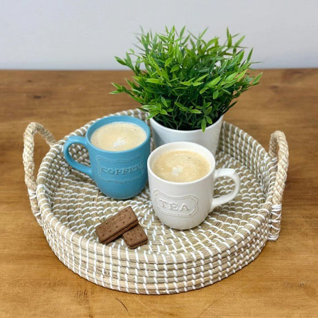 Dexam Sintra Seagrass Tray - Natural - Old Railway Line Garden Centre