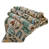 Deyongs 130cm x 170cm Cozy Comforts Great Outdoors Throw - Beige - Old Railway Line Garden Centre